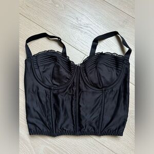 GUESS Bustier Corset Black Size S EXCELLENT